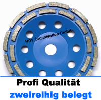 125 mmØ - Diamant Schleiftopf / Schleifteller -...