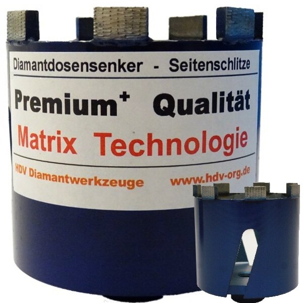 82 mm Diamant Dosensenker Dosenbohrer MATRIX, Laser - Premium Plus
