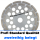 180 mm Diamant Schleiftopf - doppelt belegt - Profi Standard
