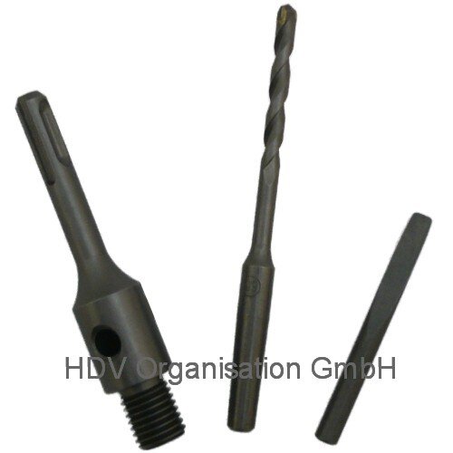 Aufnahmeset für Dosensenker SDS / M16 inkl. Zentrierbohrer
