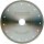 200 x 25,4 mm Turbo Diamanttrennscheibe Feinsteinzeug, Granit - Profi Premium