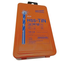 PROJAHN Metallspiralbohrer HSS-TIN 25tlg. Set 1-13 mm Bohrersatz Titan-Nitrid