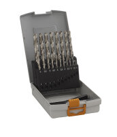 19 tlg. HSS-G Metallspiralbohrer Set 1-10 mm Bohrersatz -...