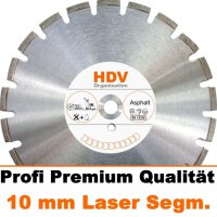 400 x 25,4 mm Asphalt Diamanttrennscheibe Laser, 10 mm -...